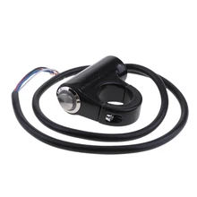 Цельнокроеное платье мотоцикл 22 мм Универсальный 7/" Водонепроницаемый рулевой индикатор фар Самостоятельная Блокировка крепления переключателя для большинства мотоциклов