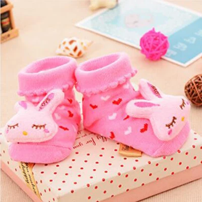 Cartoon Baby Floor Socks Anti-slip Warm Soft for Newborn Infant Toddler Socks Autumn Winter Cotton Breathable Foot Socks 2