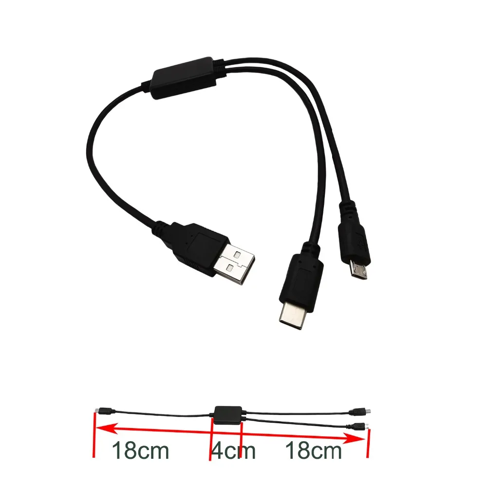 同传双数据type-c手机充电数据线平板电脑连接线micro 手机充电线 7