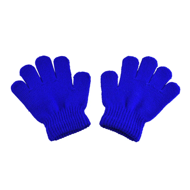 Перчатки милые зимние детские перчатки варежки детские полный палец сохраняет тепло сплошной цвет для спорта Велоспорт Рыбалка сноуборд бег