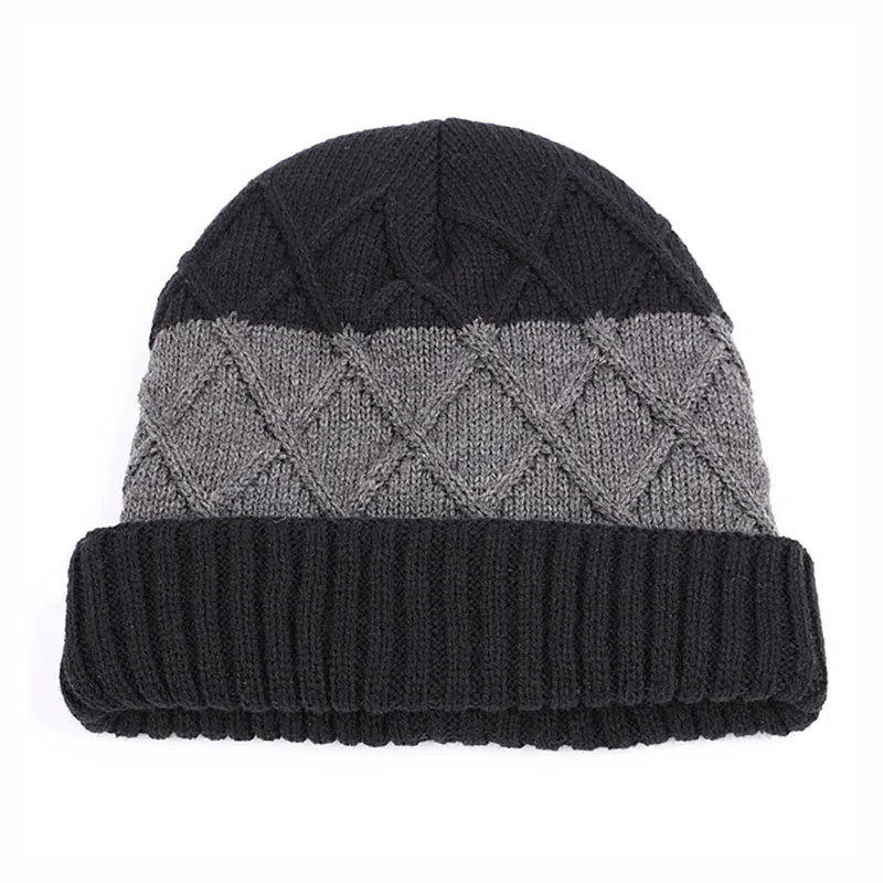 Мужская зимняя шапка, Skullies Beanies, женский шарф, вязаная шапка, шарф, набор, мужской, Gorras, теплый, мягкий, на шею, шапка, Сарк, в полоску, шапка, шапка