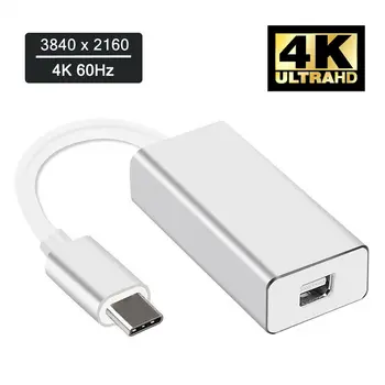 

3 USB-C to Mini Display Converter 4K UHD 3840x2160@60HZ Type-C Mini DP Adapter Cable 11CM For Laptops Samsung Thunderbolt Tablet