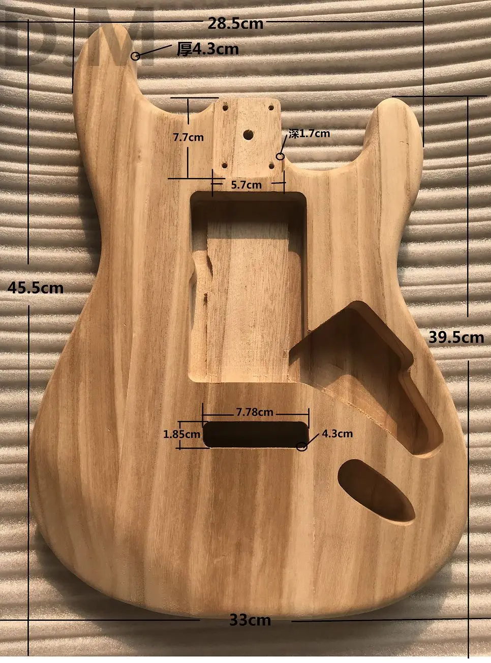 

Wood Electric Guitar Accessories ST Electric Guitar Barrels Expected Maple Guitar Barrel Body Fender Guitar