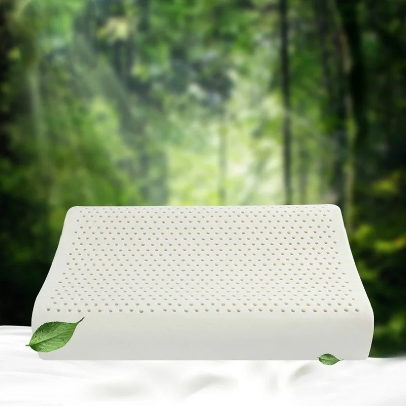 

Thailand Pure Natural Latex Pillow Remedial Neck Protect Vertebrae Health Care Orthopedic Pillow Slow Rebound 60x40