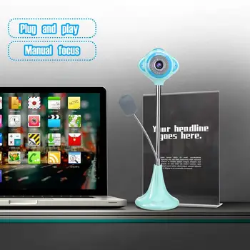 

HD Webcam Desktop Computer PC Video Usb With Microphone Camera 5.22