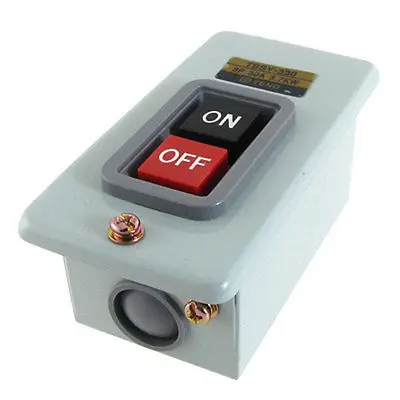

Metal Housing 30A 3.7KW 3P Self Locking On/Off Power Pushbutton Switch