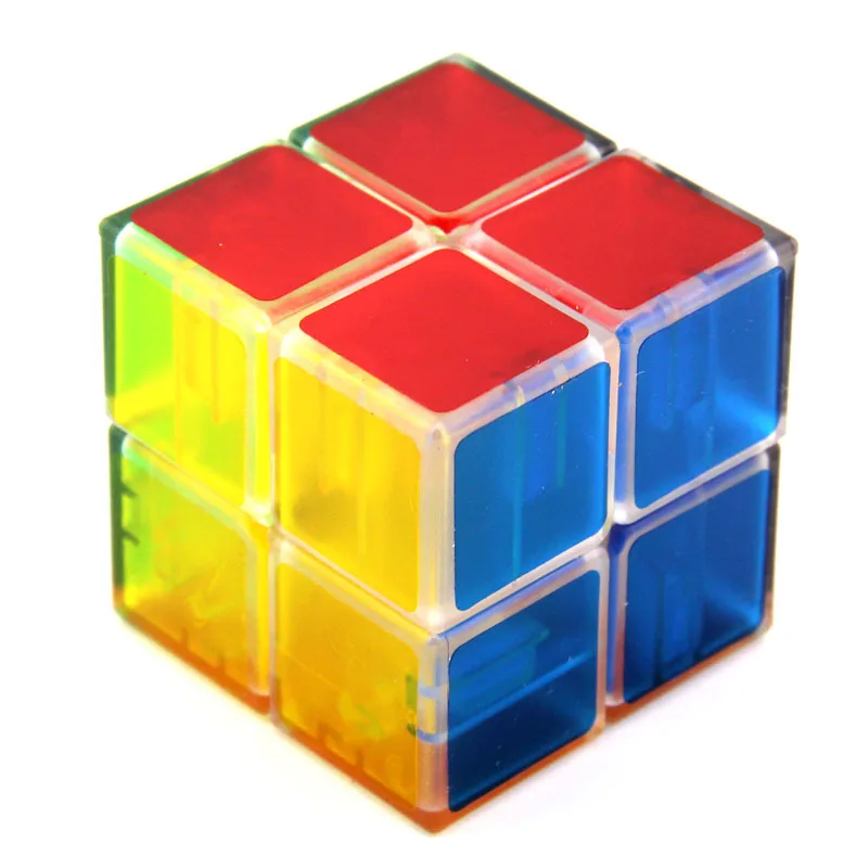 Синий второго заказа Magic Cube прозрачный Профессия Игры Стразы «Кубик Рубика» 2-заказ творческих детей раннего образования гоночная игрушка Guang
