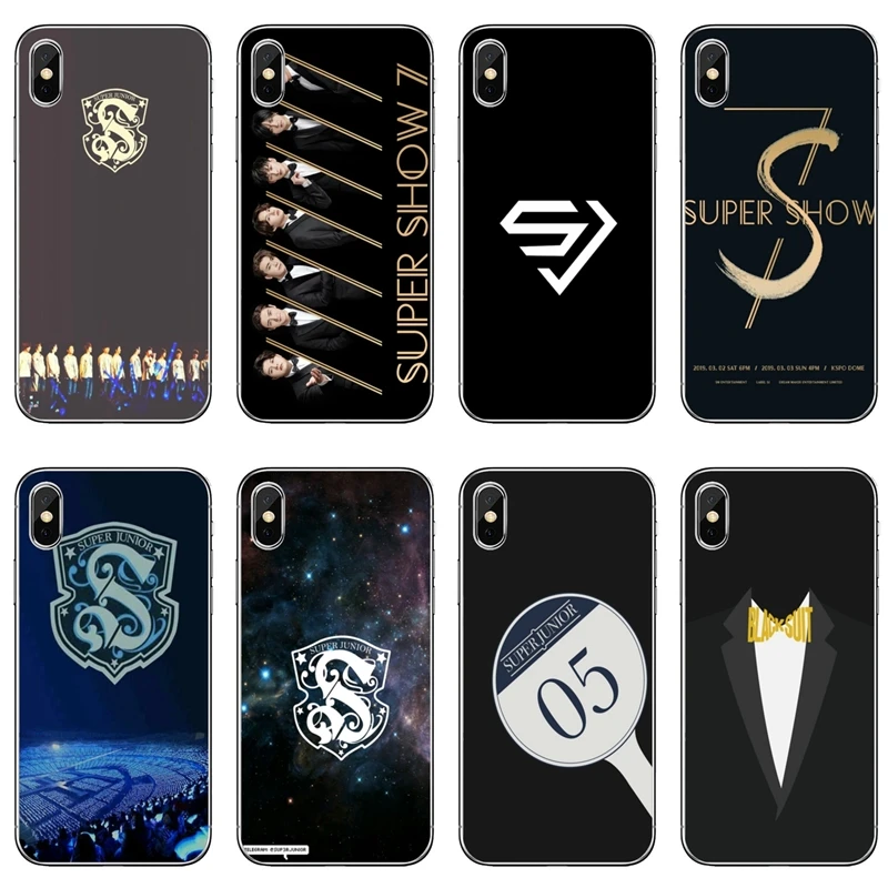 Прозрачный чехол для телефона Super Junior Kpop Xiaomi Redmi Note 7 6 6A 5A 4 4A 3 pro S2 5 plus 4x Pocophone F1 |