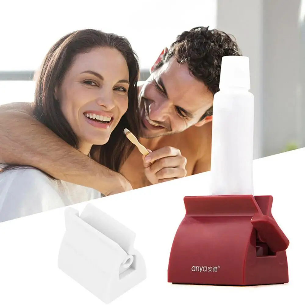 

Squeezer Tube Rolling Dispenser Toothpaste Holder Bathroom Paste Tooth Home Easy Facial Cleanser Press Rolling Holder for Kids