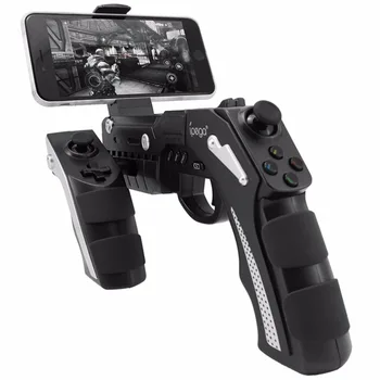 

IPEGA 9057 PG-9057 Gun Style Wireless Bluetooth Game Controller Joysticker Gamepad Handset for Cellphone Tablet TV Box