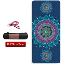 

Widen 1830*680cm*6mm Non Slip TPE Suede Yoga Mat ECO-Friendly Carpet For Pilates Fitness Excercise Mat