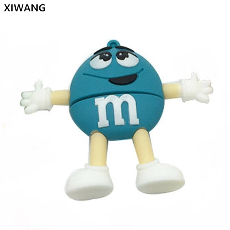 USB флеш-накопитель 128 Гб мультфильм M& M Chocolate Bean usb 2,0 4 ГБ 8 ГБ Флешка 16 Гб Флешка 32 Гб 64 Гб usb карта памяти