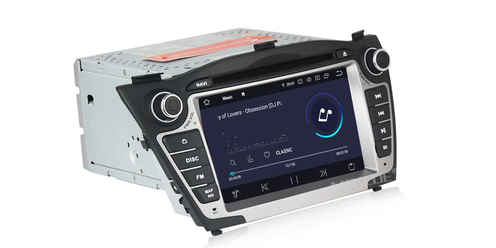 Top MEKEDE PX5 4+64G 1024x600  Android 9.0 CAR DVD PLAYER multimedia For Hyundai ix35 Tucson GPS player navigation radio stereo pc 24