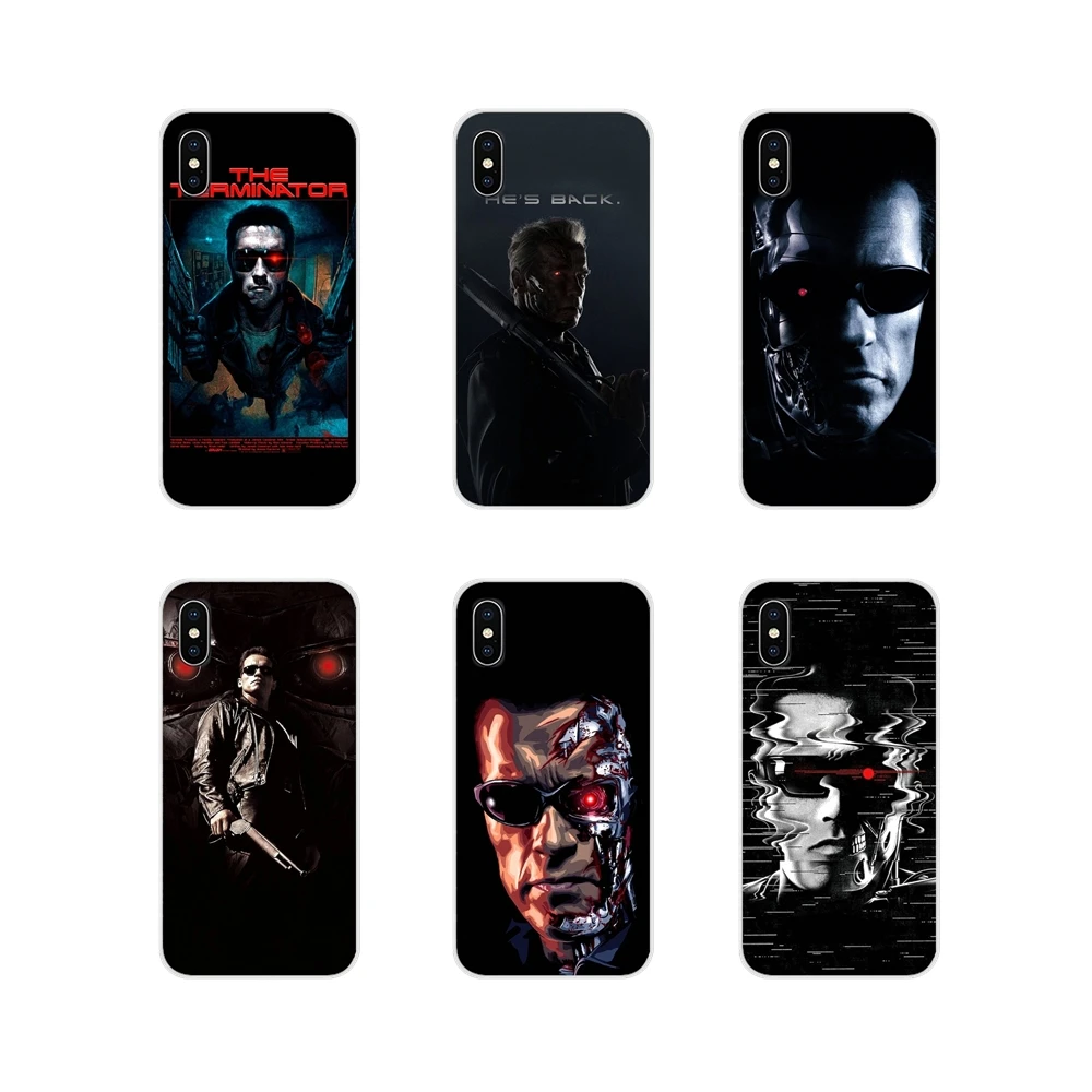 Для Xiaomi Mi4 Mi5 Mi5S Mi6 Mi A1 A2 A3 5X 6X 8 CC 9 T Lite SE Pro Terminator Schwarzenegger аксессуары чехол для