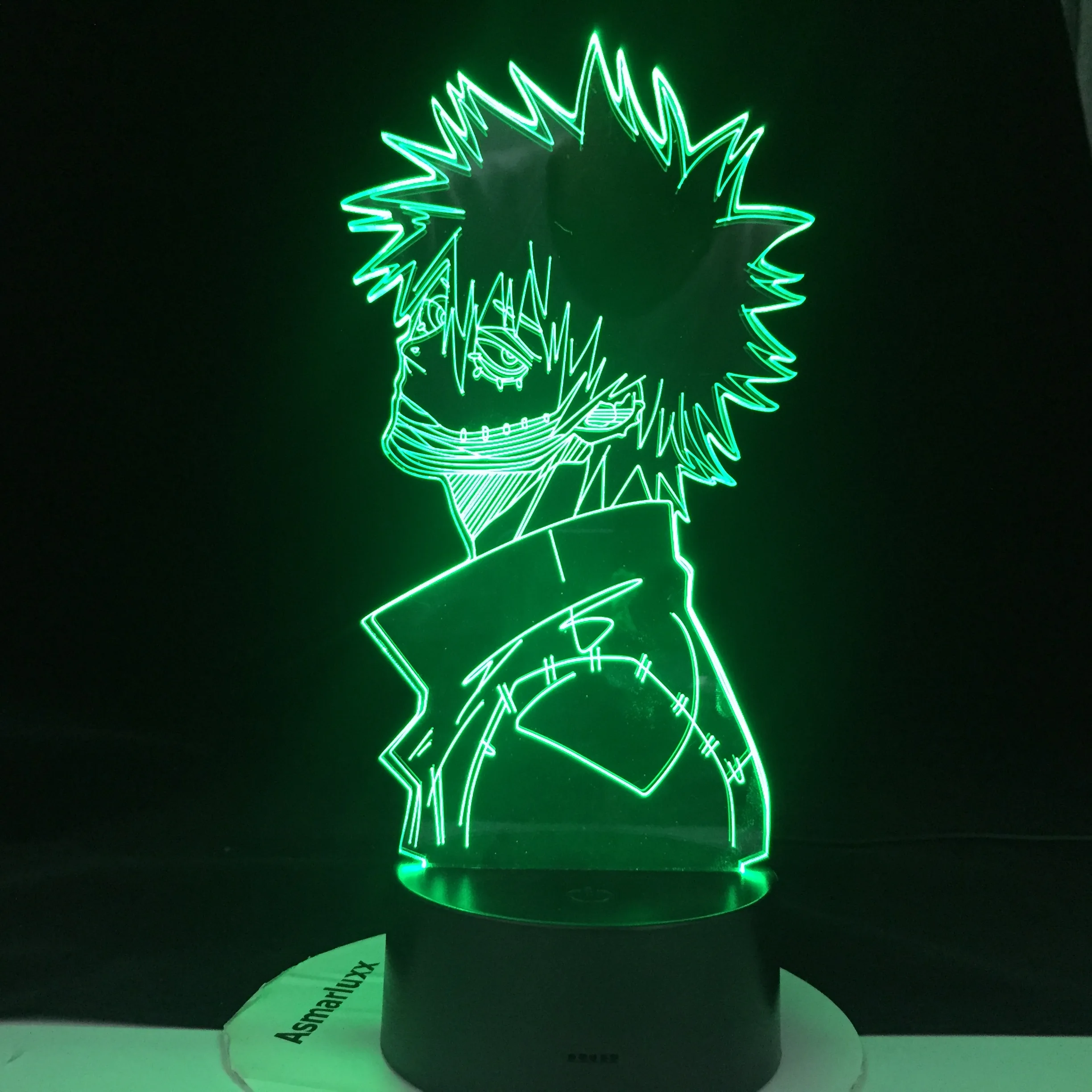 Академия DABI мой герой светодиодная аниме лампа 3D светильник s Boku no HERO Визуальный