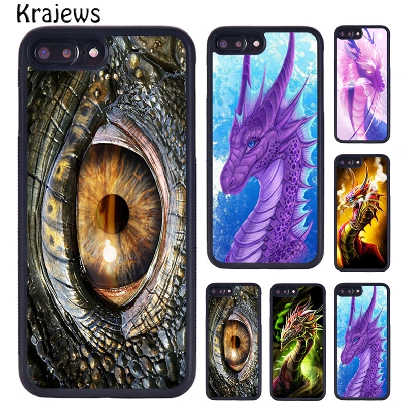 Krajews DRAGON GOTHIC ABSTRACT SKULLS Phone Case For iPhone 5 6S 7 8 plus 11 12 13 Pro X XR XS Max Samsung Galaxy S8 S9 S10 PLUS | Мобильные