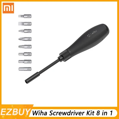 

Xiaomi Mijia Wiha Screwdriver Kit Precision Magnetic Bits 8 in 1 Daily Use DIY Screw Driver Set For Home