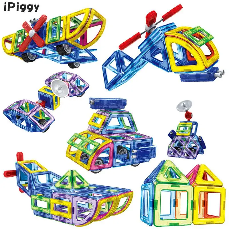 

2017 New Educational Building Blocks Police Series Magnetic Designer Aircraft 70pcs/Set Assemble Bricks Toys Kids Christmas Gift