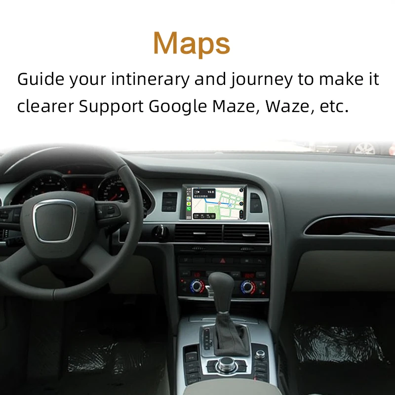 Sinairyu беспроводной Apple Carplay для Audi MMI 2G обновленный Android Mirroring Wi-Fi автомобиль играть Поддержка спереди/сзади камеры