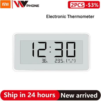 

Xiaomi Mi Mijia Smart Temperature Humidity Monitoring Electronic Digital clock Watch E-link Thermometer Moisture Meter Mi Home