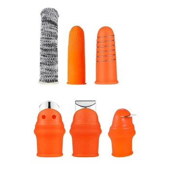 

24Pcs Silicone Thumb Knife Set Adjustable Cut-Proof Agricultural Gardening Plant Vegetable Harvesting Picking Tools