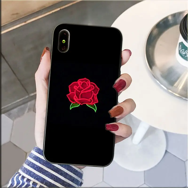 A9 MaiYaCa светящаяся Роза в темноте аксессуары для телефонов Чехол для iPhone 11 Pro XS MAX XS XR 8 7 6 Plus 5 5S SE - Цвет: A9