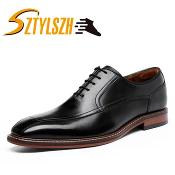 

men suit shoes party men's dress shoes italian genuine leather zapatos hombre formal shoes men office sapato social masculino