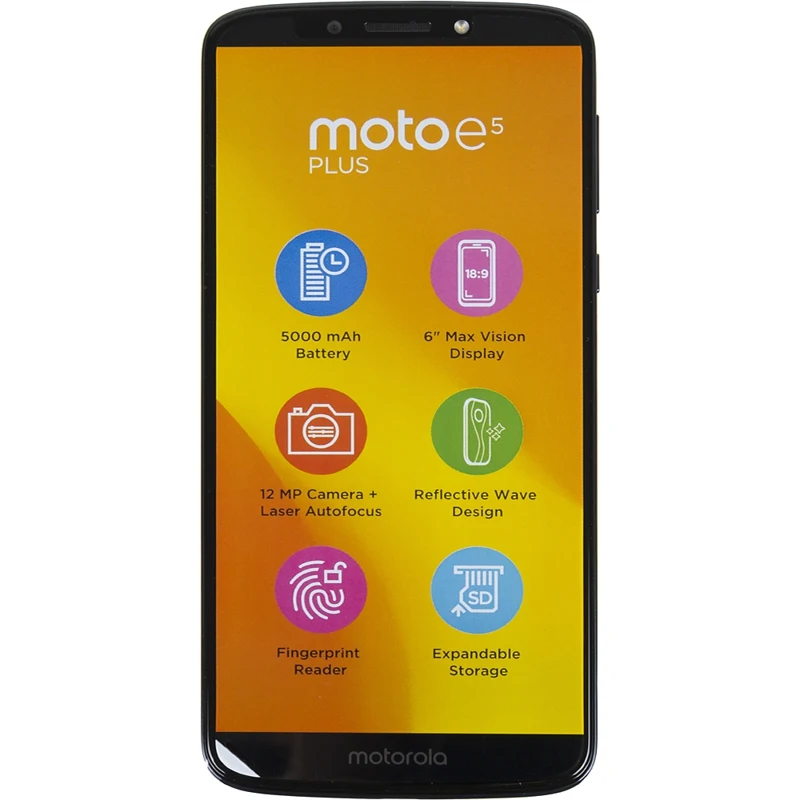 Смартфон Motorola E5+ XT1924-1 32Gb 3Gb серый 3G 4G 2Sim 6" IPS 720x1440 And8.0 12Mpix 802.11 a/b/g/
