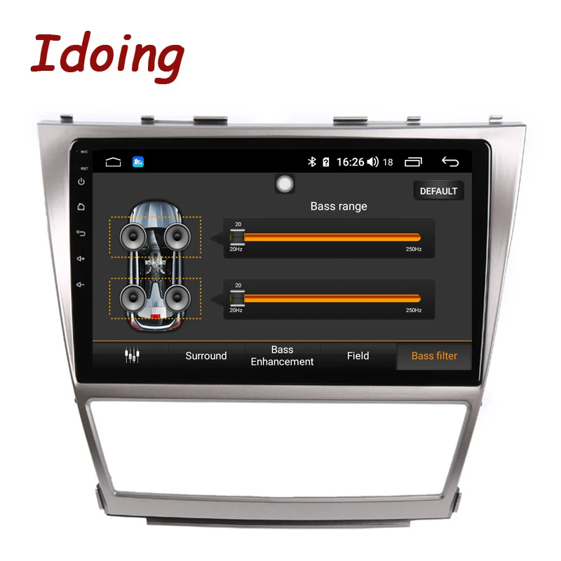 Perfect Idoing 10.2"Car Android 8.1 Radio Multimedia Player For Toyota Camry 2006-2011 4G+64G Octa Core 2.5D IPS GPS Navigation no 2 din 2