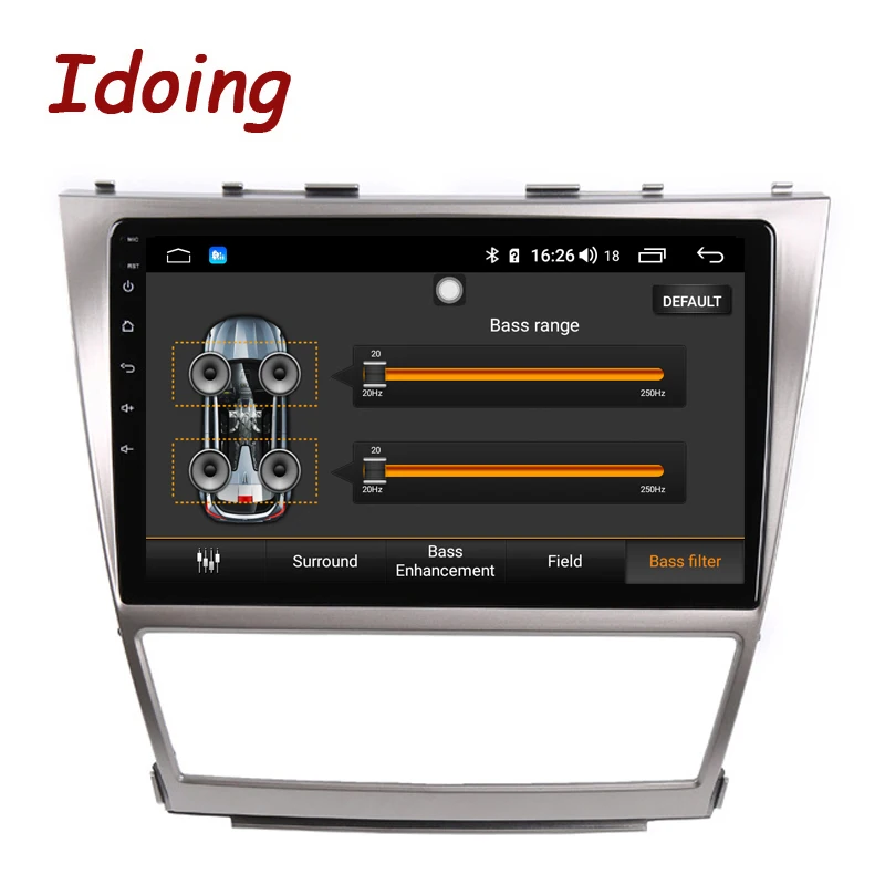 Idoing 10," Автомобильный Android 8,1 Радио мультимедийный плеер для Toyota Camry 2006-2011 4G+ 64G Восьмиядерный 2.5D ips gps навигация Нет 2 din