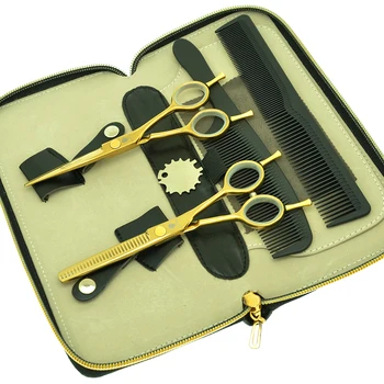 

Smith Chu 5.5 Inch Barber Hair Cutting Scissors Top Quality Hair Thinning Scissor Salon JP440C Hairdresser's Hair Shears A0002C