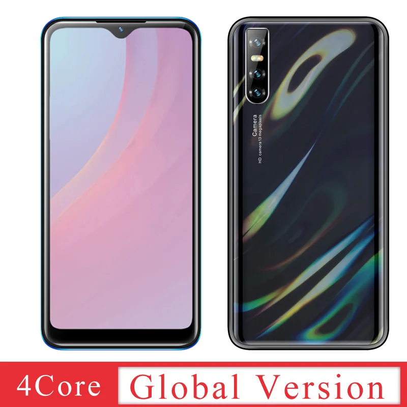 Global Version Mate 20 Mobile Phone 4GB RAM 64GB ROM MTK6580 Quad Core Face Unlock Smartphone 2 Sim GSM/WCDMA 6.26 inch Screen | Мобильные