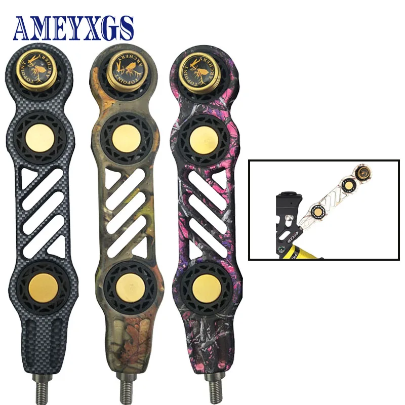 

1set 8 Inch Archery Compound Bow Stabilizer Aluminum Silencer Reduction Shock Absorber Damper Hunting Shooting Accessories