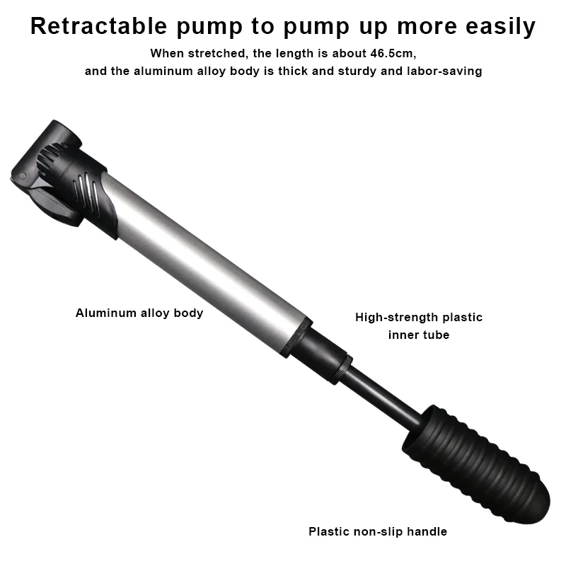 Compact High-Pressure Bicycle Pump