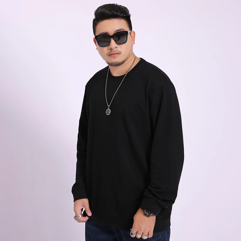 Мужская длинная футболка с длинным рукавом размеры 8xl 7xl 6xl | одежда