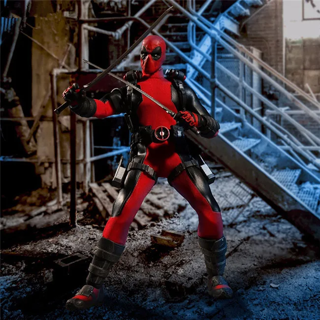 Один: 12 Mezco Ant фильма «Дэдпул»; рубашки анти-«Город героев 6»-дюймов простолюдин фильма «Дэдпул»; рубашки 1 S Red пункт Гараж Комплект