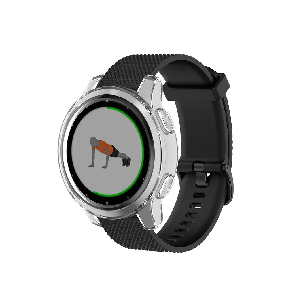 Case For Garmin vivoactive 4S Watch 42mm TPU Protector Case Replacement Film Protective Cover Shell Sport Smart Wacth Frame 19Nv
