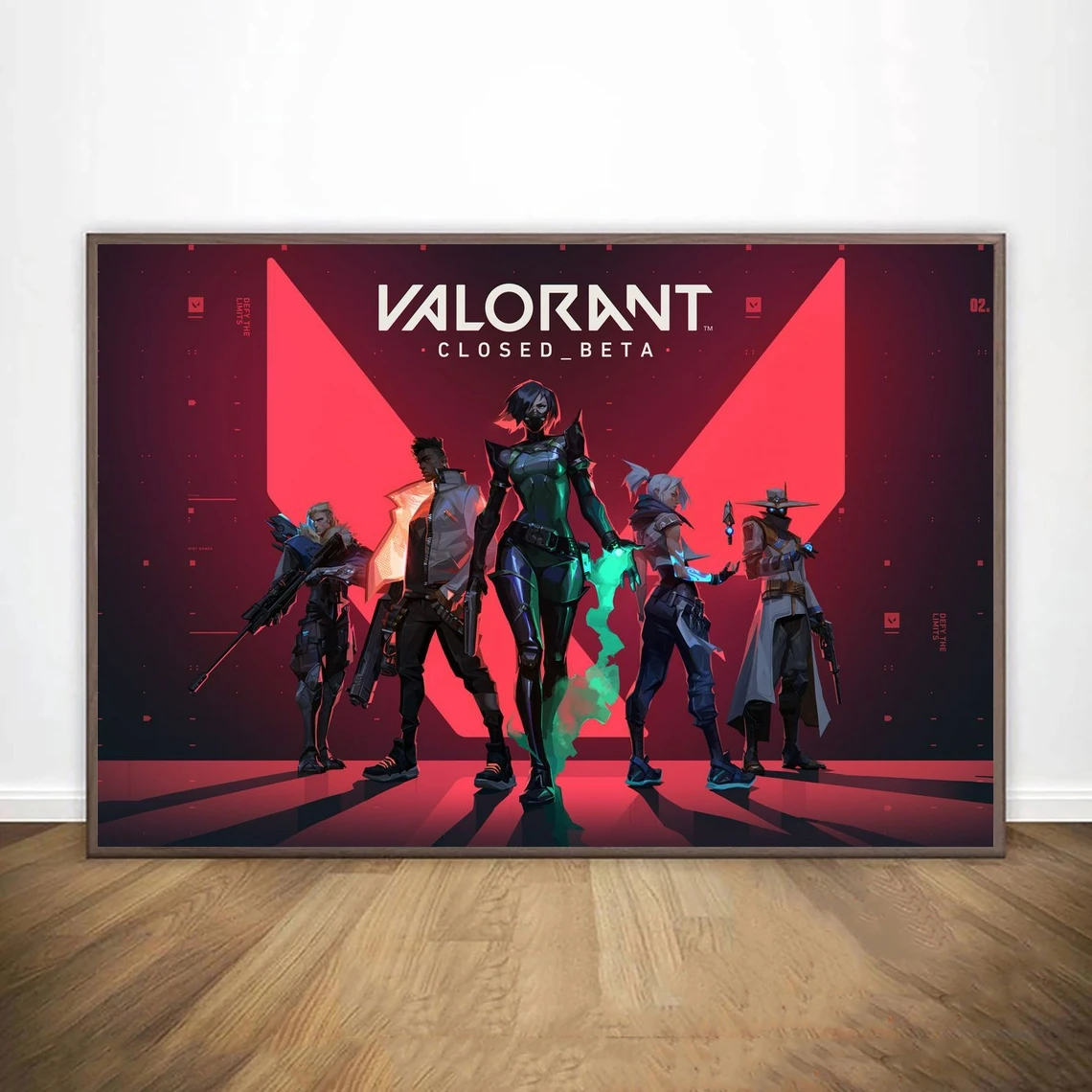 Gaming Decor Valorant Haven Map Poster; Gaming Poster Unframed 