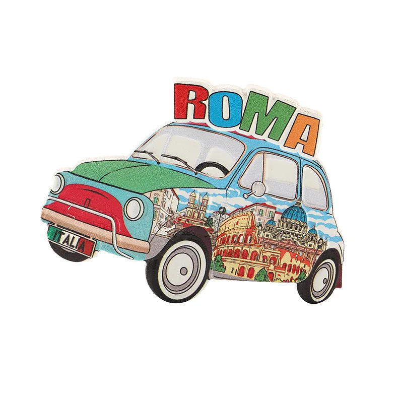 World туристические 3D полимерные поделки Roma Сицилия креативные магниты на
