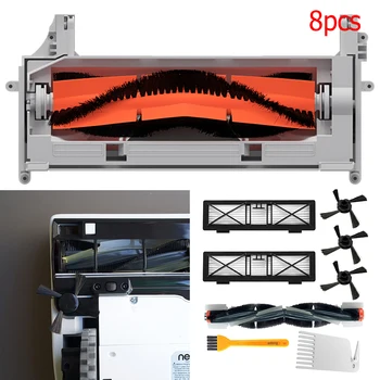 

Suitable For Neato Connection D Series Sweeper Accessories 8 Sets New High Quality Roller Brush Side Brush Mop Robot Sweeper