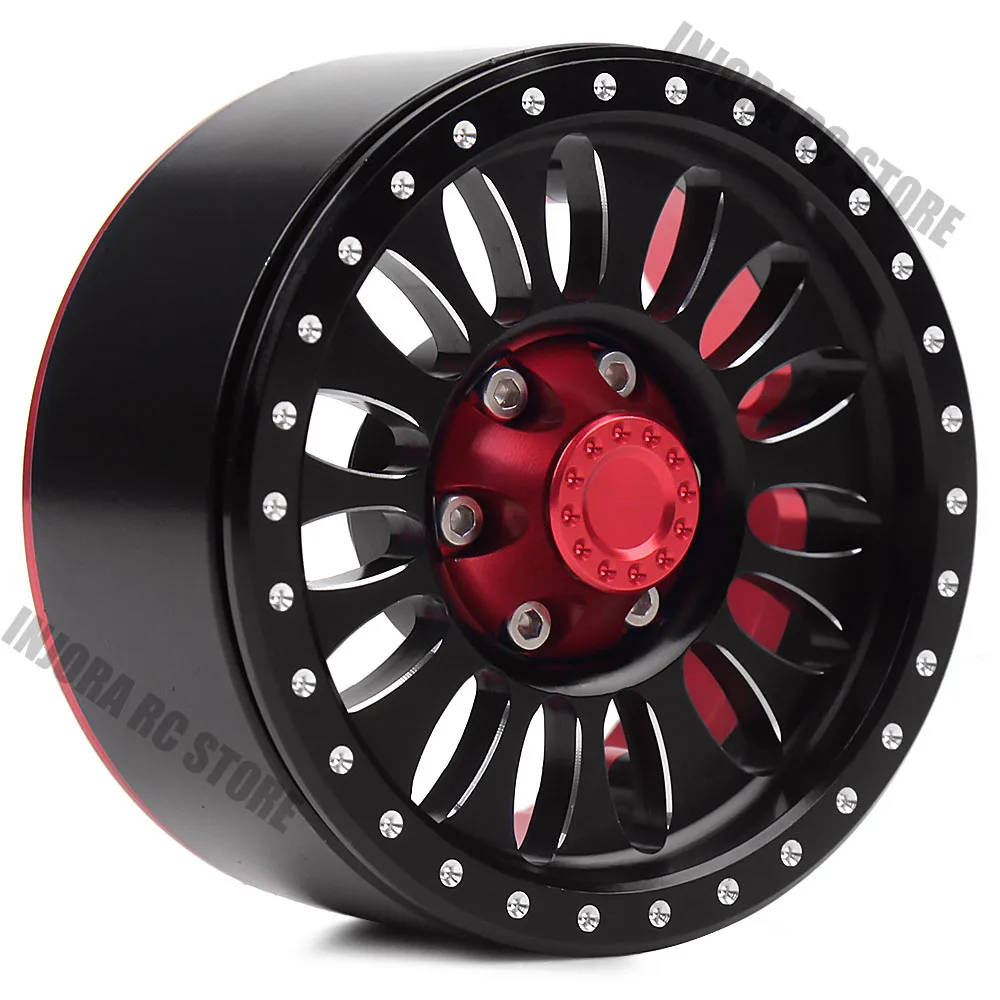 4 шт. металлический сплав 1 9 &quotBEADLOCK 54*26 мм 15 колесо со спицами диски 1/10 RC Rock Crawler для