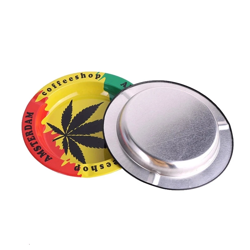 

Raw Herb Tobacco Weed Rolling Metal Tray Self-made Cigarette Tool Grinder Ashtray Rolling Paper Lighter Smoking Accessories