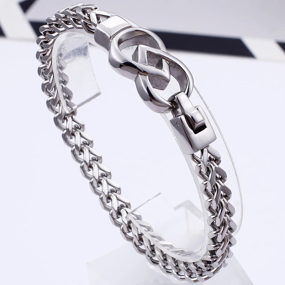 Лучший друг Киль мужской браслет 6 мм толщиной 316L нержавеющая сталь мужские браслеты дружбы для мужчин модные байкерские ювелирные изделия