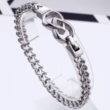 Лучший друг Киль мужской браслет 6 мм толщиной 316L нержавеющая сталь мужские браслеты дружбы для мужчин модные байкерские ювелирные изделия