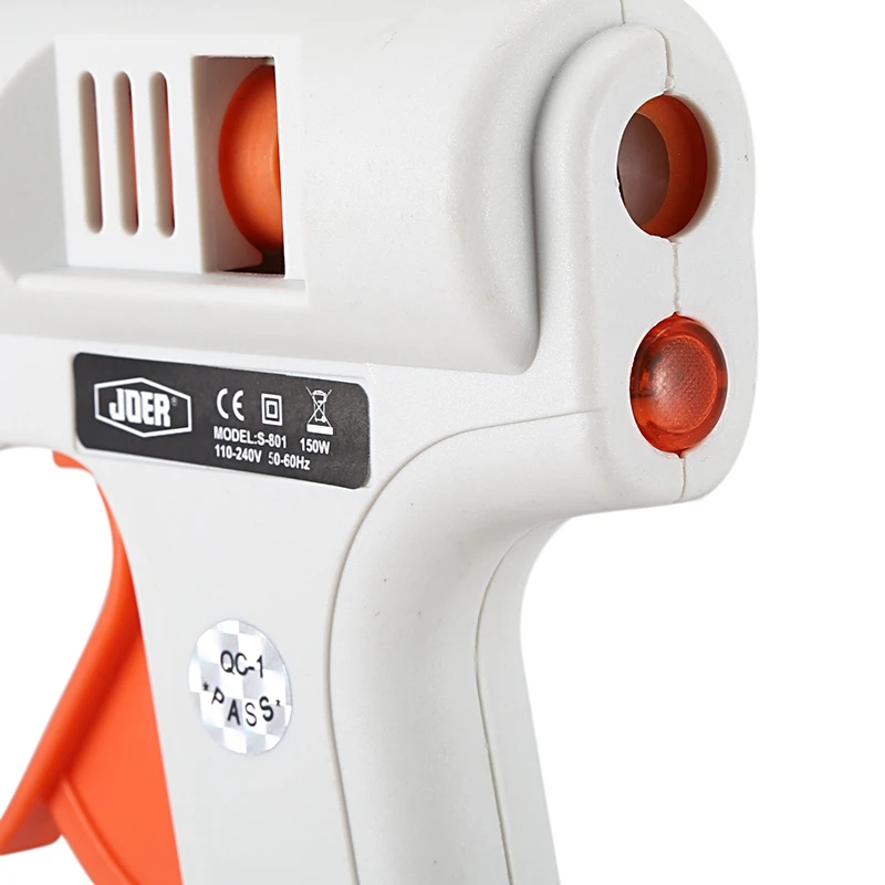 150W 140-220 centigrade manual temperature adjustment hot melt glue gun 2-3mm nozzle diameter intelligent hot melt glue gun use