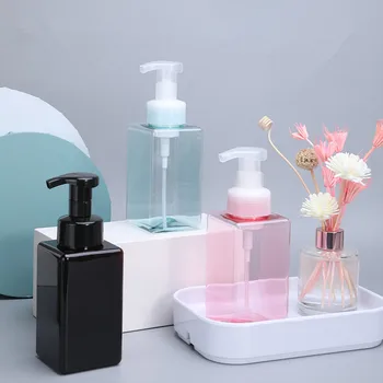 

High Quality 450ml Empty Foam bottle Refillable Liquid Soap Container for Bathroom Vanities Kitchen Sink Hospital 10PCS/lot