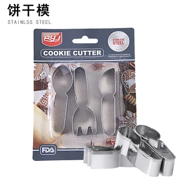 

Baking Tool 3 Pieces Cookie Cookie Tableware Shape Cheese Cake Mould Cookie Die Cutting Vegetable Cutter