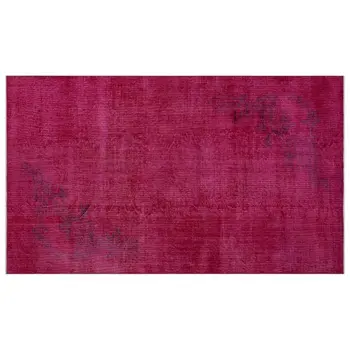 

Handmade Pink Vintage Overdyed Turkish Area Rug 151x262 Cm-4'11''X8'7''