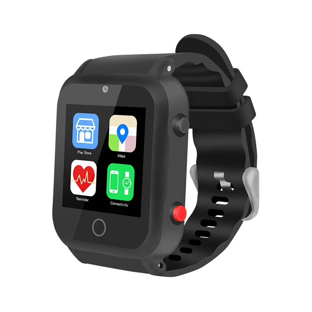 Для amazfit ремешок Bip WiFi GSM 1G+ 16G четырехъядерный для Android 5,1 Смарт-часы с Камерой 5,0 МП использование для mi band 2 экран