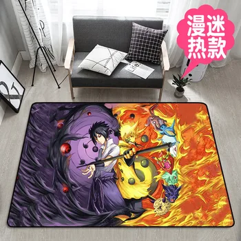 

Naruto Hatake Kakashi Floor Rug Doormat Square Carpet Room Bedroom Kitchen Living Room Non-slip Mat Gift